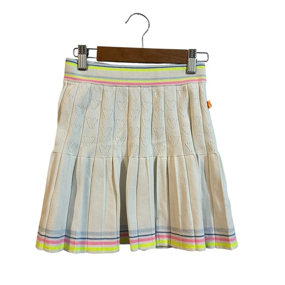 Billieblush Girls Knit Heart Skirt Size 10 Pleated - Picture 2 of 7